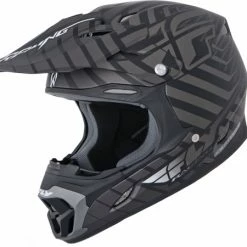 Fly Racing 2013/2014 Three.4 Helmet-Flat Black/Charcoal