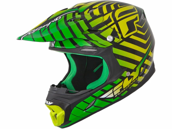Fly Racing 2013/2014 Three.4 Helmet-Green/Lime 1 Fly Racing 2013/2014 Three.4 Helmet-Green/Lime