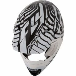 Fly Racing 2013/2014 Three.4 Helmet-White/Black PROTECTIVE GEAR