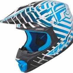 PROTECTIVE GEAR Fly Racing 2013/2014 Three.4 Helmet-White/Blue
