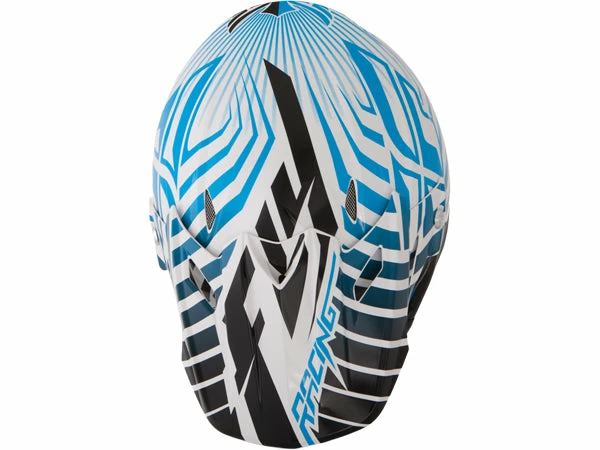 PROTECTIVE GEAR Fly Racing 2013/2014 Three.4 Helmet-White/Blue 3 PROTECTIVE GEAR Fly Racing 2013/2014 Three.4 Helmet-White/Blue