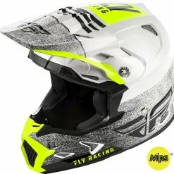 FLY RACING 2019 Toxin MIPS Embargo Helmet-White/Black