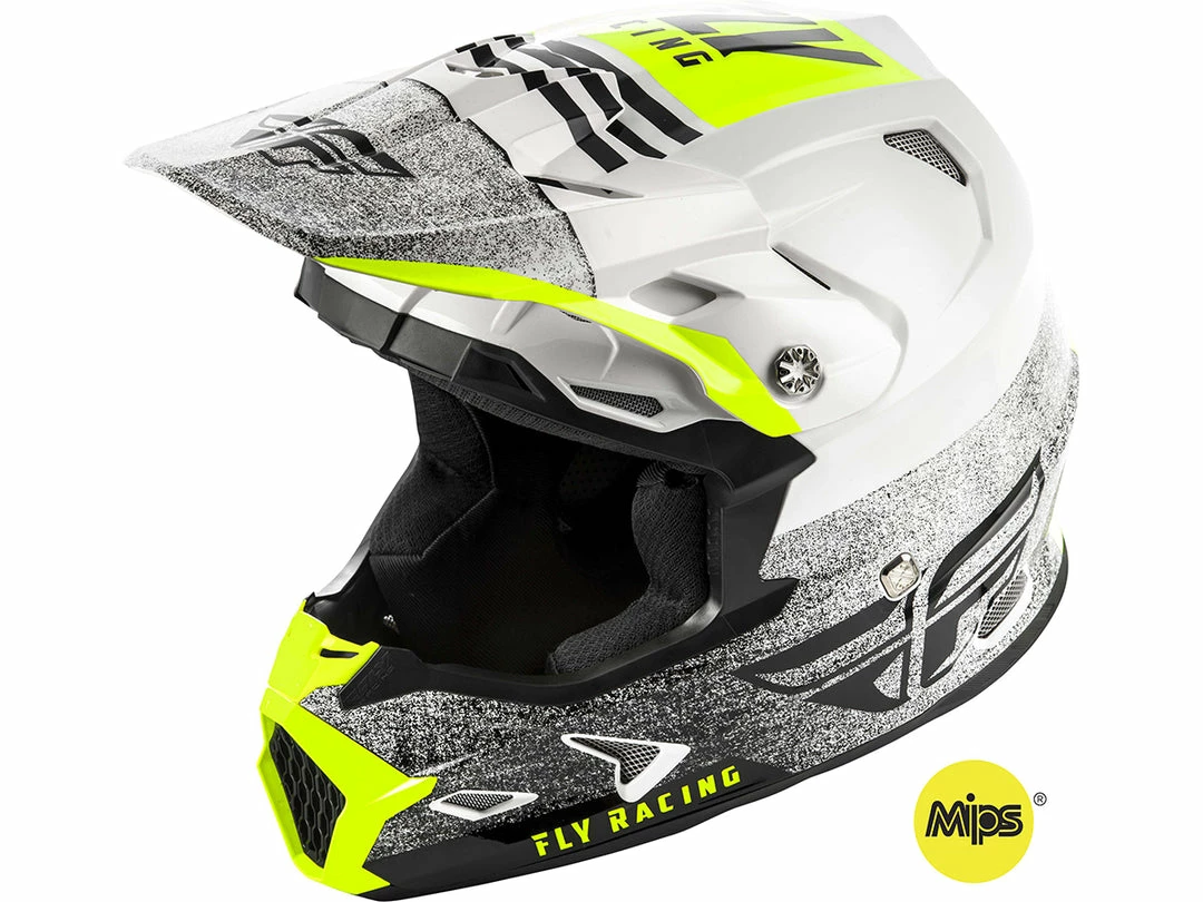 FLY RACING 2019 Toxin MIPS Embargo Helmet-White/Black 1 FLY RACING 2019 Toxin MIPS Embargo Helmet-White/Black