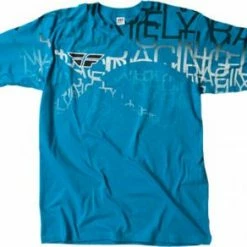 APPAREL Fly Racing Wire T-Shirt-Turquoise