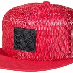 Fox Implication Snapback Hat-Red APPAREL