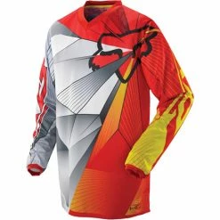 Fox Radeon Kids Race Jersey-Red Yellow-Kids Small