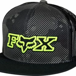 Fox Vamp Snapback Hat-Black APPAREL