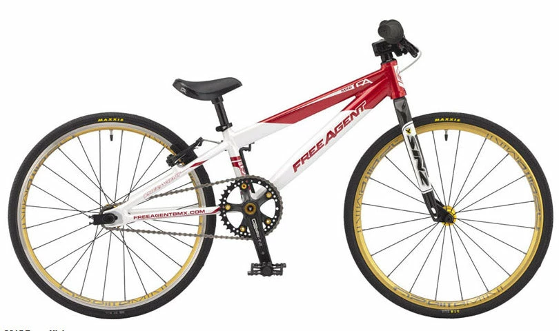 Free Agent Team Mini BMX Race Bike-Red/White RACE BIKES 1 Free Agent Team Mini BMX Race Bike-Red/White RACE BIKES