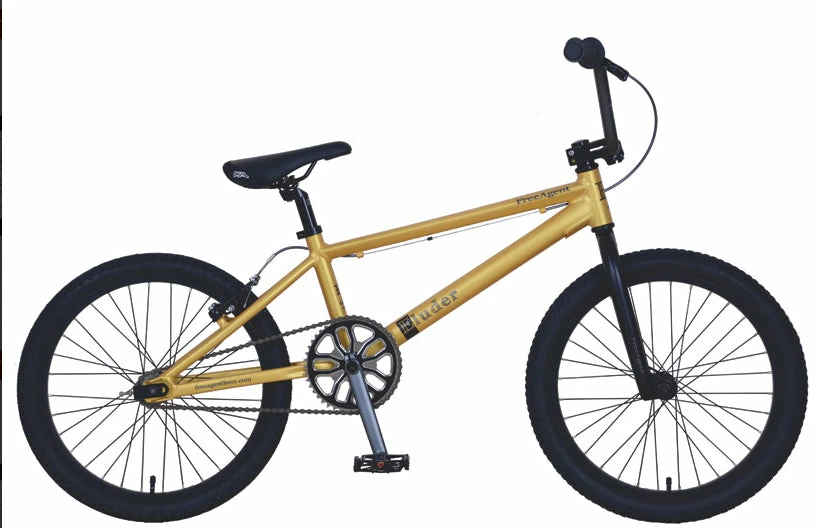 RACE BIKES Free Agent Eluder BMX Bike-Matte Gold 1 RACE BIKES Free Agent Eluder BMX Bike-Matte Gold