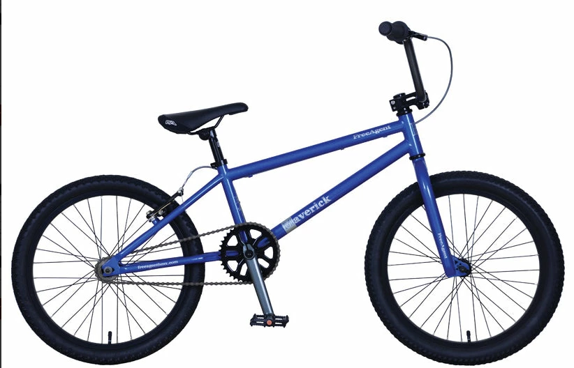 Free Agent Maverick BMX Bike-Blue 1 Free Agent Maverick BMX Bike-Blue
