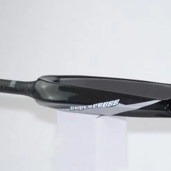 Forks Supercross BLK Carbon Race Fork - Matte Gun Metal/Silver