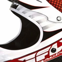 Fly Racing 2011 Lancer Helmet-Red/White PROTECTIVE GEAR