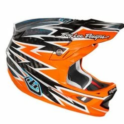 Troy Lee 2013 D3 Carbon Helmet-Zap Orange