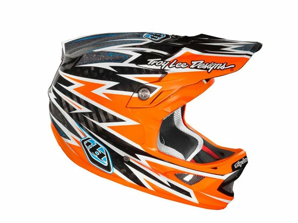 Troy Lee 2013 D3 Carbon Helmet-Zap Orange 2 Troy Lee 2013 D3 Carbon Helmet-Zap Orange