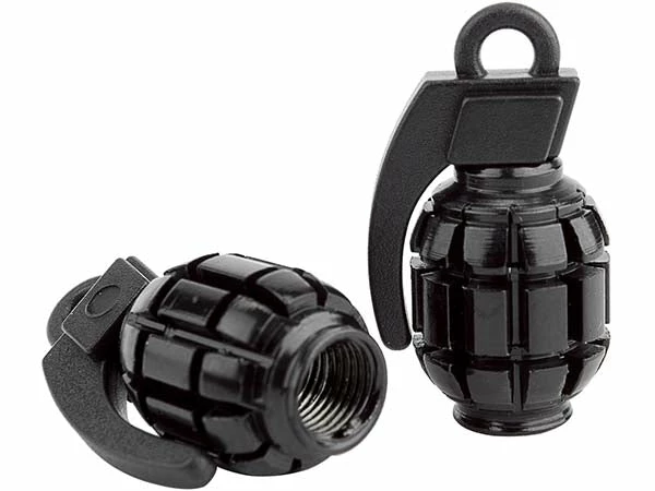 Black Ops Grenade BMX Valve Caps 1 Black Ops Grenade BMX Valve Caps