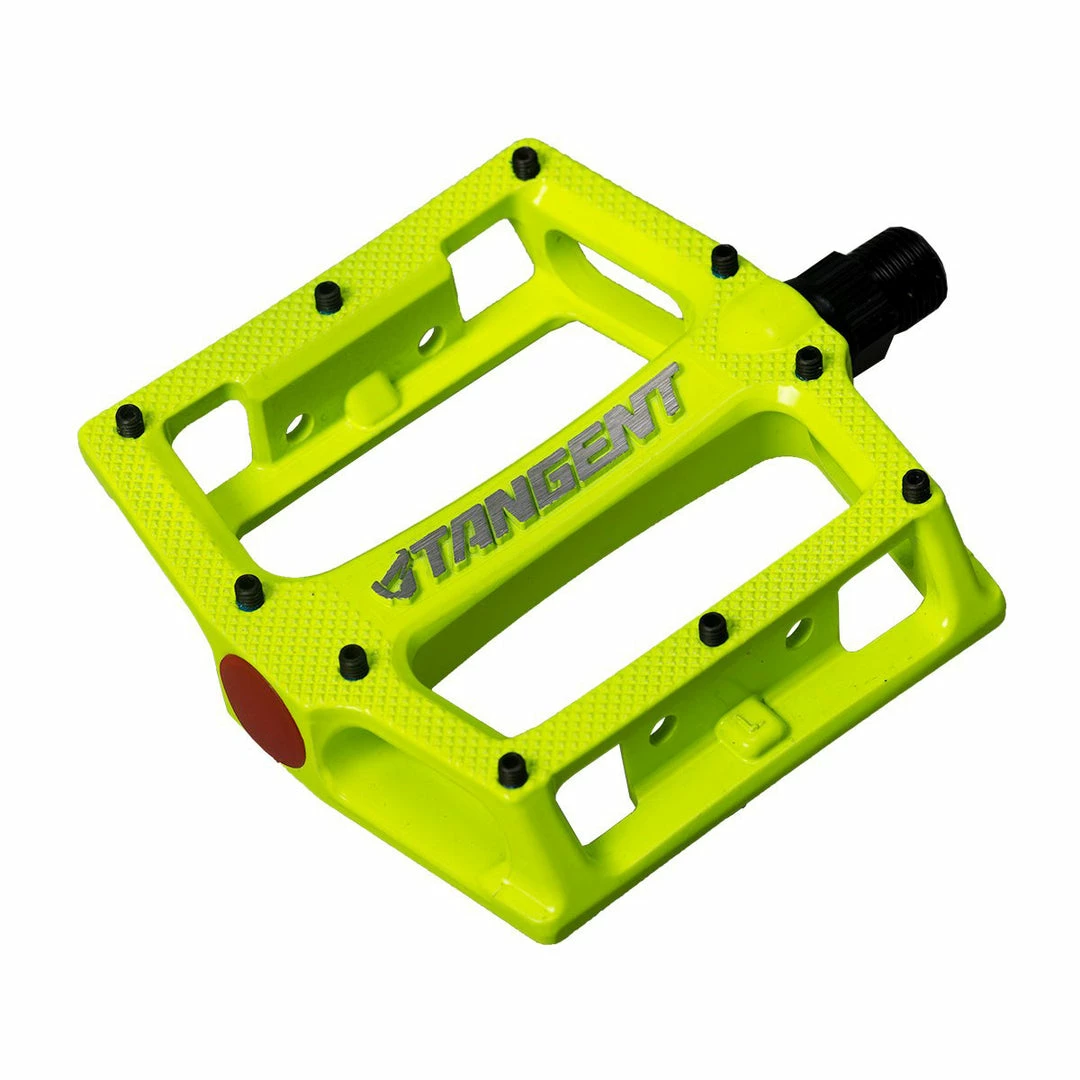 Tangent Platform Pedals-Fluorescent Green 1 Tangent Platform Pedals-Fluorescent Green