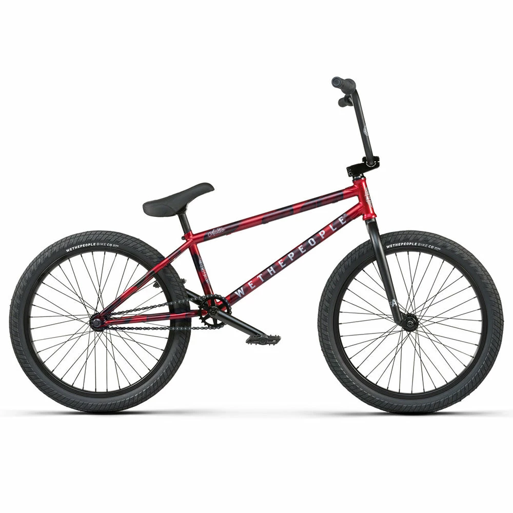 We The People 2023 Audio 22" BMX Freestyle Bike-Matte Aqua Red 1 We The People 2023 Audio 22" BMX Freestyle Bike-Matte Aqua Red