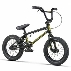 We The People 2023 Riot 14" BMX Freestyle Bike-Matte Black