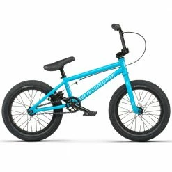 We The People 2023 Seed 16" BMX Freestyle Bike-Surf Blue