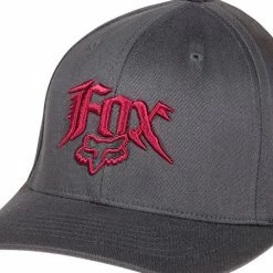 Fox Society Hat-Gray/Red
