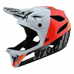 Troy Lee Designs Stage MIPS Nova Helmet-White PROTECTIVE GEAR