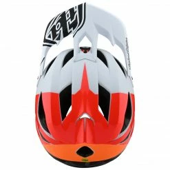 Troy Lee Designs Stage MIPS Nova Helmet-White PROTECTIVE GEAR