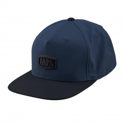 100% Enterprise Snapback Hat-Blue APPAREL