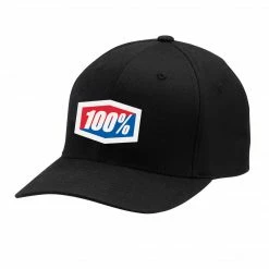 100% Official X-Fit Flexfit Hat-Black APPAREL