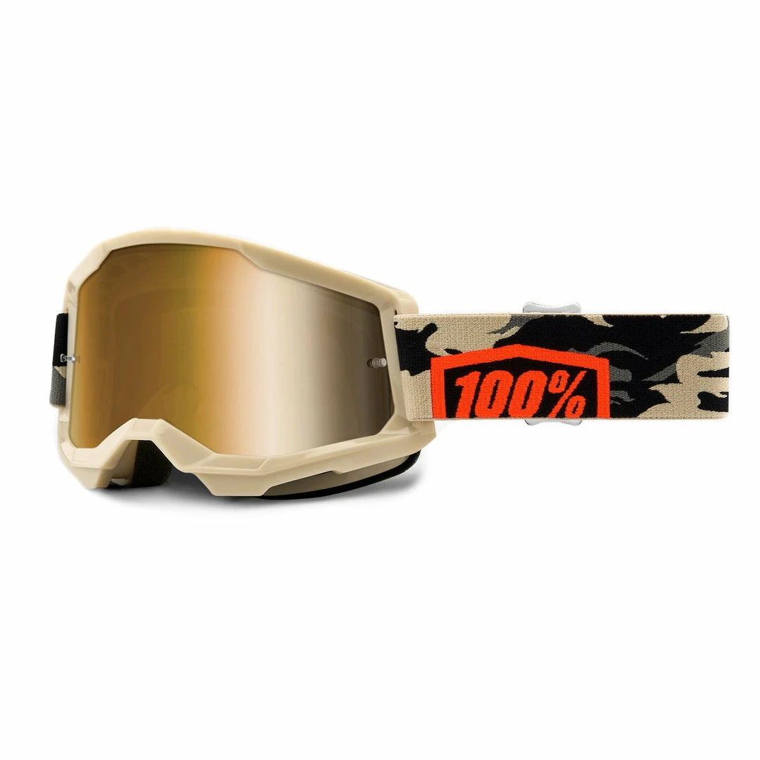 100% Strata2 Goggles-Kombat-True Gold Lens 1 100% Strata2 Goggles-Kombat-True Gold Lens