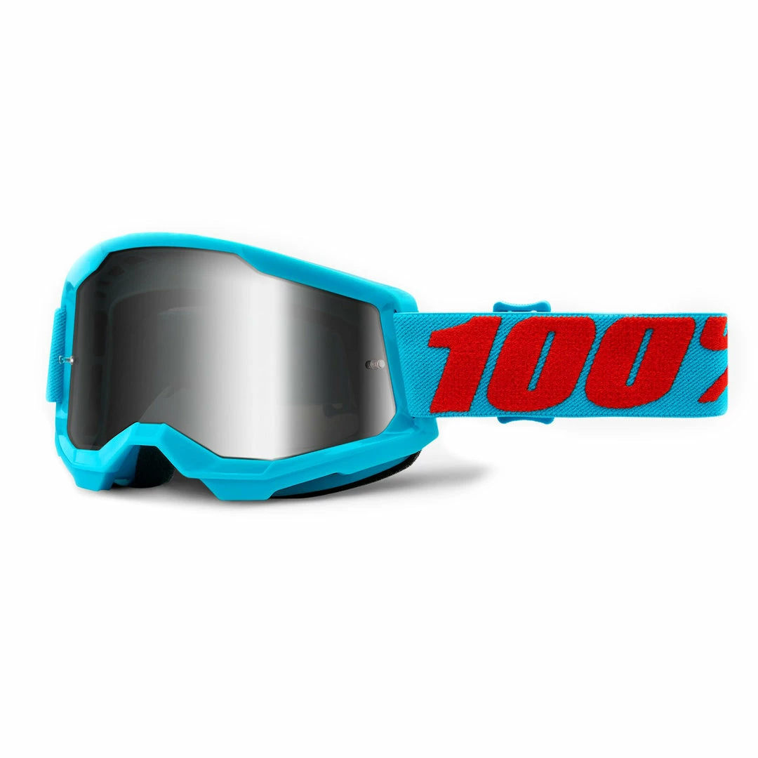 100% Strata2 Goggles-Summit-Mirror Silver Lens PROTECTIVE GEAR 1 100% Strata2 Goggles-Summit-Mirror Silver Lens PROTECTIVE GEAR
