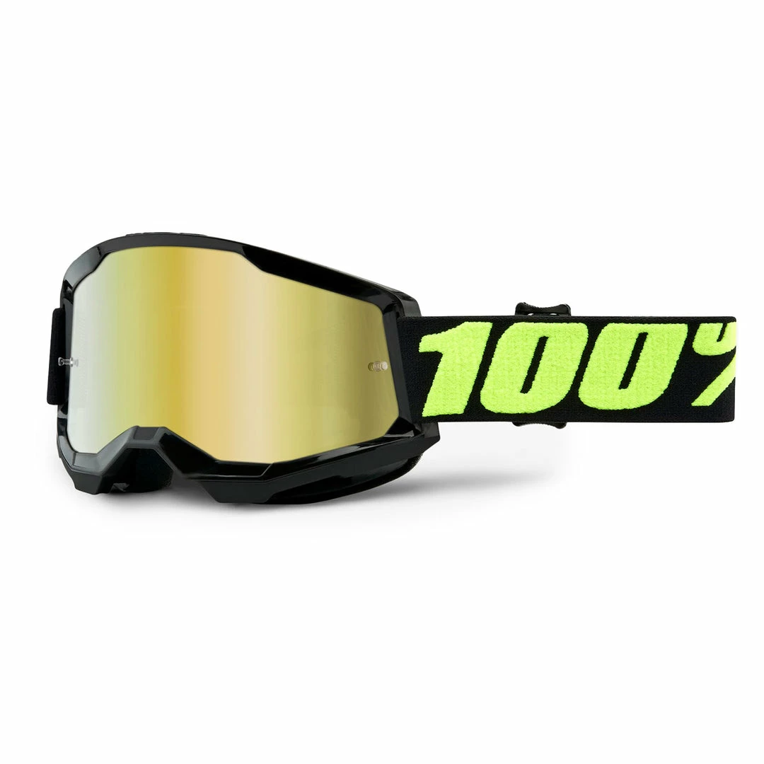 100% Strata2 Goggles-Upsol-Mirror Gold Lens PROTECTIVE GEAR 1 100% Strata2 Goggles-Upsol-Mirror Gold Lens PROTECTIVE GEAR