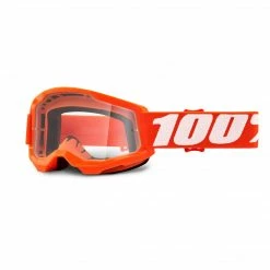 PROTECTIVE GEAR 100% Strata2 Youth Goggles-Orange-Clear Lens