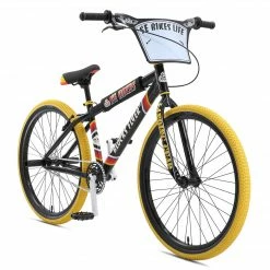 RACE BIKES SE Racing Blocks Flyer 26" BMX Bike-Black