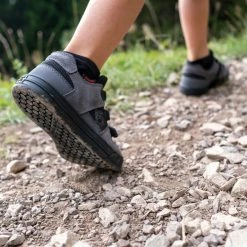Adidas Five Ten Freerider Kids Flat Pedal Shoes-Grey Five/Core Black/Grey Four