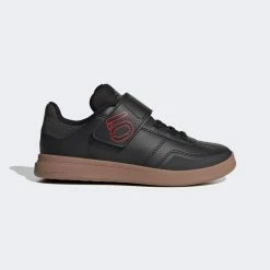 Adidas Five Ten Sleuth DLX Kids Flat Pedal Shoes-Core Black/Scarlet/Grey Four