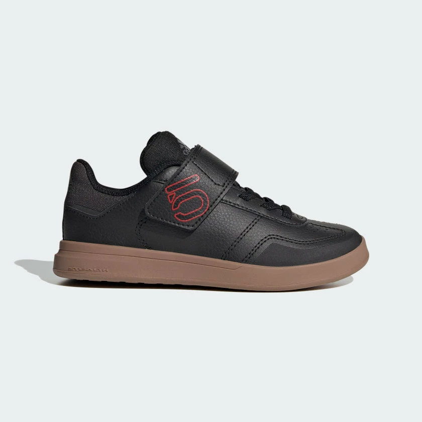 Adidas Five Ten Sleuth DLX Kids Flat Pedal Shoes-Core Black/Scarlet/Grey Four 1 Adidas Five Ten Sleuth DLX Kids Flat Pedal Shoes-Core Black/Scarlet/Grey Four