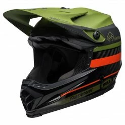 Bell Full-9 Fasthouse-Gloss Green/Orange PROTECTIVE GEAR