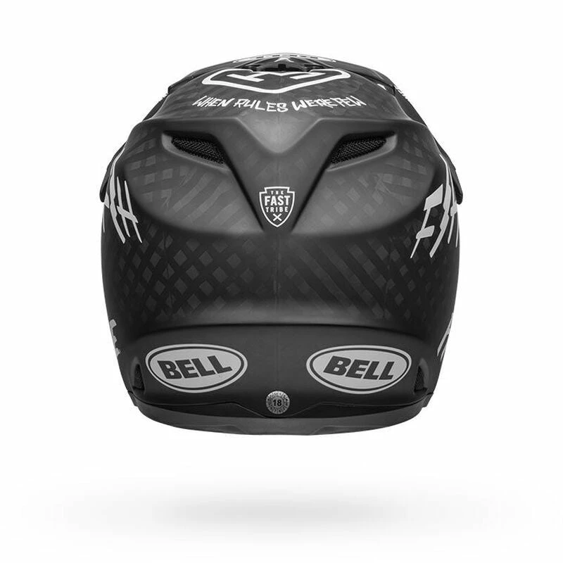 Bell Full-9 Helmet-Fasthouse Matte Black/White PROTECTIVE GEAR 5 Bell Full-9 Helmet-Fasthouse Matte Black/White PROTECTIVE GEAR