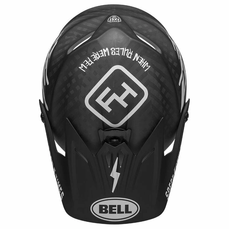 Bell Full-9 Helmet-Fasthouse Matte Black/White PROTECTIVE GEAR 6 Bell Full-9 Helmet-Fasthouse Matte Black/White PROTECTIVE GEAR