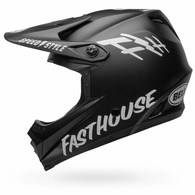 Bell Full-9 Fusion MIPS Helmet-Fasthouse Matte Black/White 3 Bell Full-9 Fusion MIPS Helmet-Fasthouse Matte Black/White