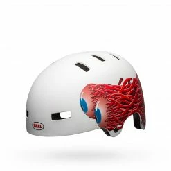 Bell Local Helmet-Eyes Matte White 12 Bell Local Helmet-Eyes Matte White