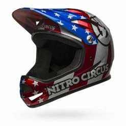 Bell Sanction Helmet-Nitro Circus Red/Silver/Blue 8 Bell Sanction Helmet-Nitro Circus Red/Silver/Blue