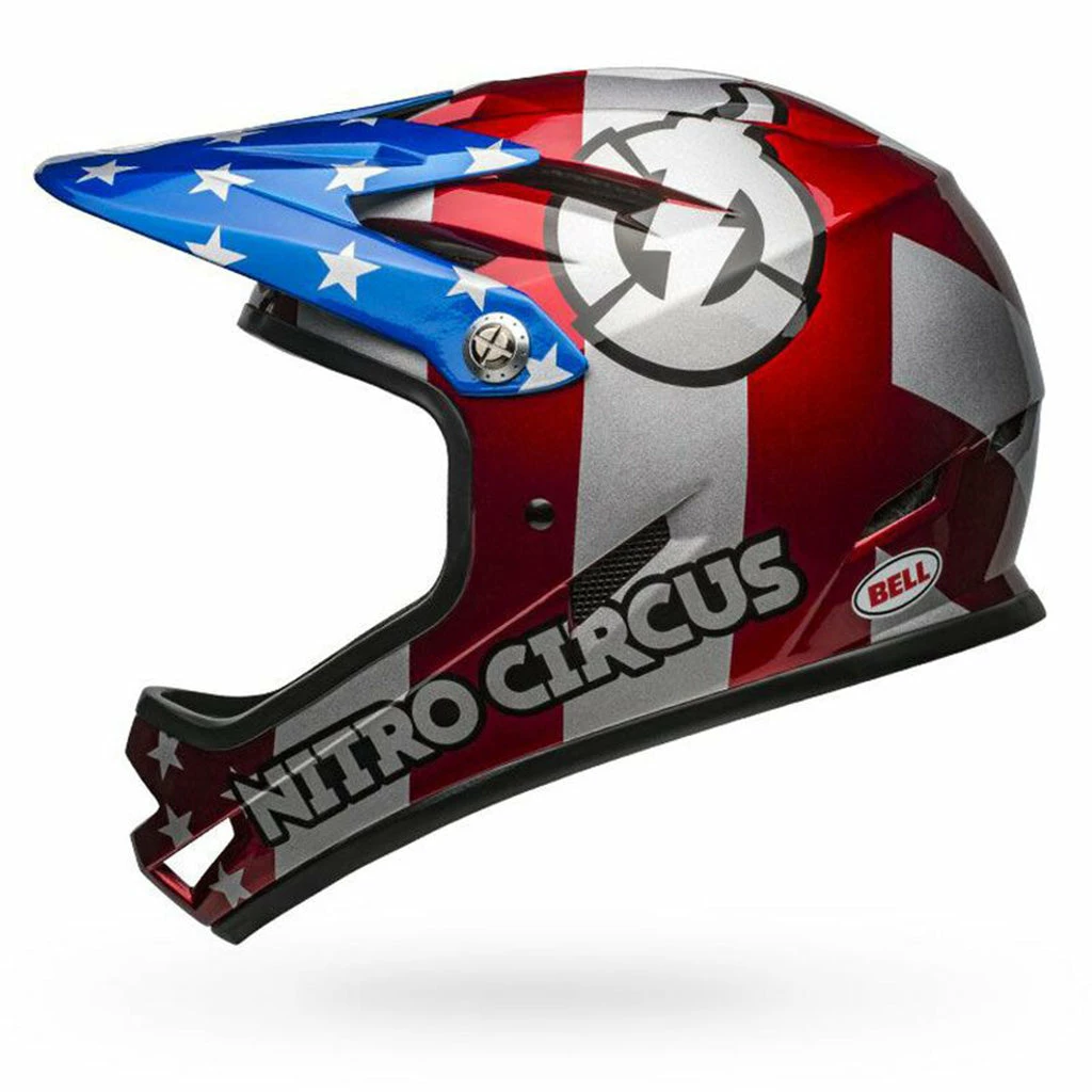 Bell Sanction Helmet-Nitro Circus Red/Silver/Blue 4 Bell Sanction Helmet-Nitro Circus Red/Silver/Blue