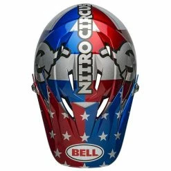 Bell Sanction Helmet-Nitro Circus Red/Silver/Blue 11 Bell Sanction Helmet-Nitro Circus Red/Silver/Blue