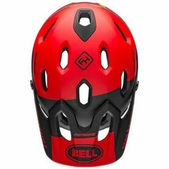 Bell Super DH Spherical Helmet-Fasthouse Matte Red/Black