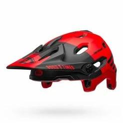 Bell Super DH Spherical Helmet-Fasthouse Matte Red/Black