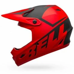 Bell Transfer Helmet-Slice Matte Red/Black PROTECTIVE GEAR