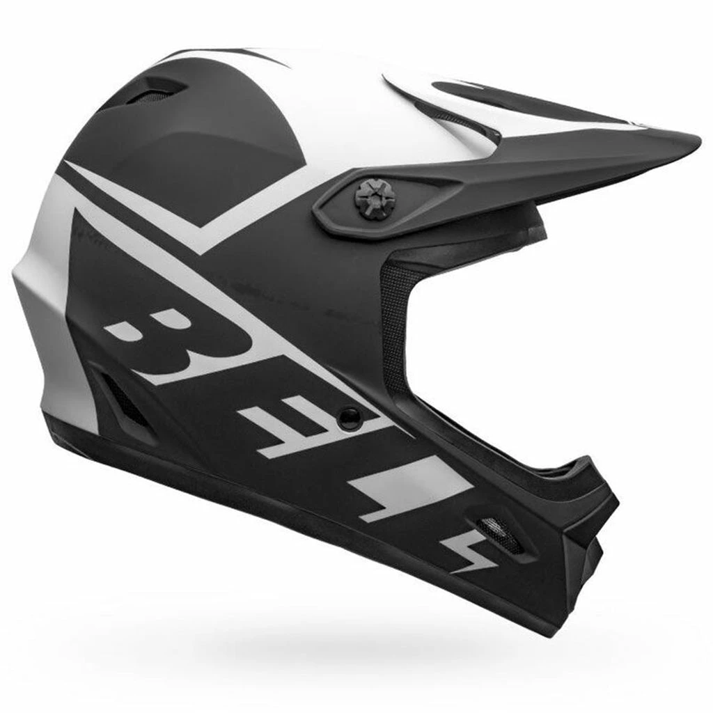 PROTECTIVE GEAR Bell Transfer Helmet-Matte Black/White 1 PROTECTIVE GEAR Bell Transfer Helmet-Matte Black/White