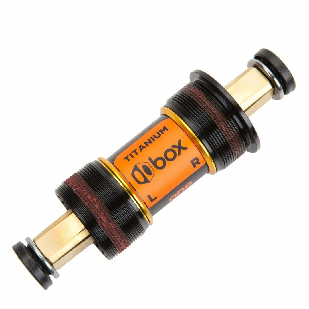 Box One Square Taper Titanium Bottom Bracket - Gold 1 Box One Square Taper Titanium Bottom Bracket - Gold