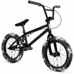 Elite BMX Pee Wee 18" BMX Bike-Black Combat